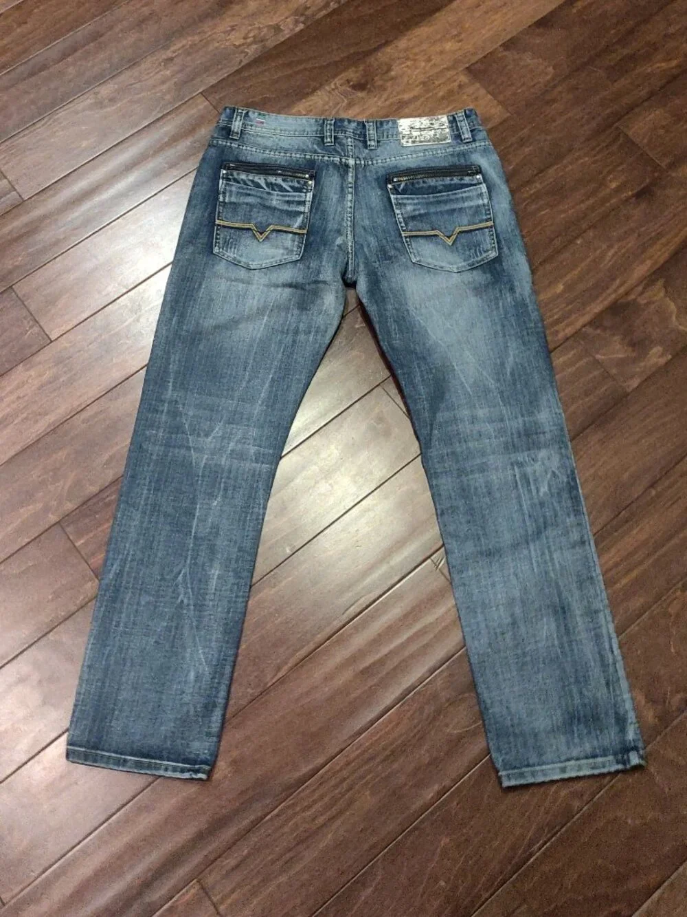 Diesel Viker Relaxed Fit Jeans Size 38